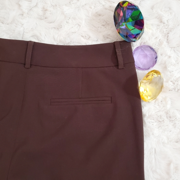 KENNETH COLE REACTION brown cuffed dressy Shorts Sz. 8 - Picture 3 of 9